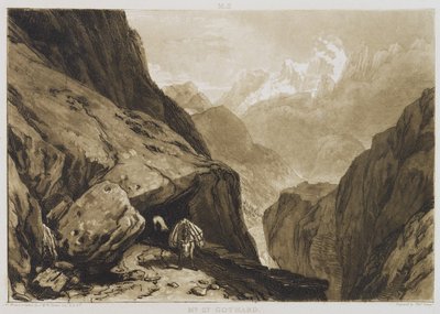 Monte San Gottardo da Charles Yardley Turner